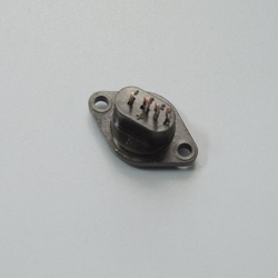 Repro DIN konektor TESLA panelová zásuvka 4pin s VYP - NOS