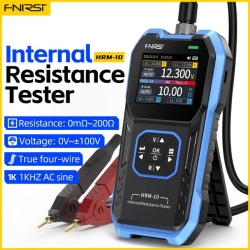 FNIRSI HRM-10 Měřič vnitřního odporu baterie, 0-100 V, 200Ohm