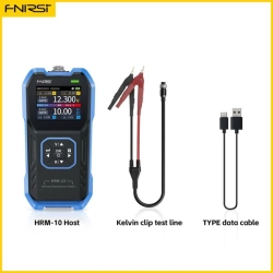 FNIRSI HRM-10 Měřič vnitřního odporu baterie, 0-100 V, 200Ohm