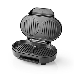 NEDIS Grill na hamburgery KAHM100BK