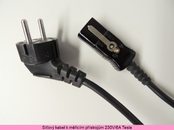 Síťový přívodní kabel 230V/6A Tesla 5815