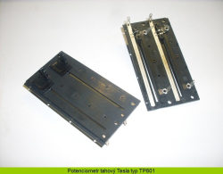 2x10k/N - TP601 potenciometr tahový TESLA - NOS