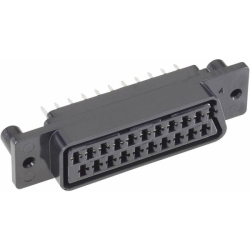 SCART 21pin zásuvka panel. do PCB