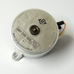 Gramo motorek Tesla SMR 300-100-220V - NOS