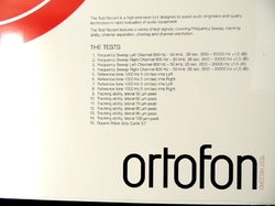 VINYL Test Record - ortofon accuracy in sound