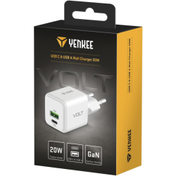 YAC G38 VOLT Nabíječka 18+20W GaN YENKEE
