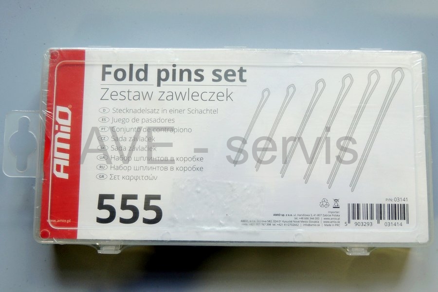 Sada závlaček 555ks - Amio