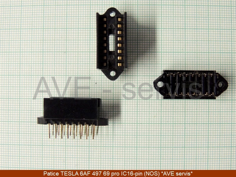 TESLA 6AF 497 69 patice 16pin IC - GOLD - kopie
