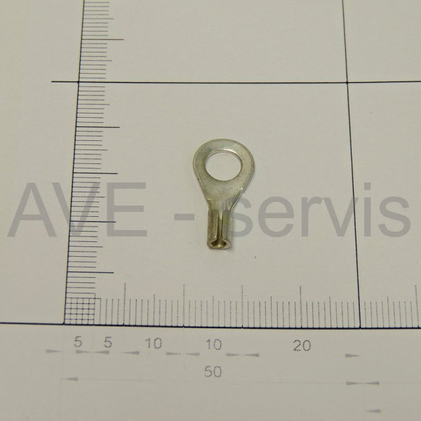 Oko kabelové M6/2,3 letovací, průřez 4mm2
