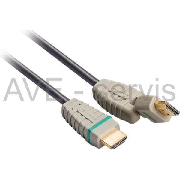 Kabel video BANDRIDGE otočný HDMI - Mini HDMI 4K 2m 