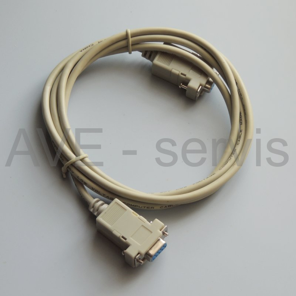 Sériový kabel Null modem 9 pin samice/samice 1,8 m