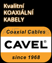 Kabel koaxiální CAVEL RP705P venkovní pr.6,8mm černý