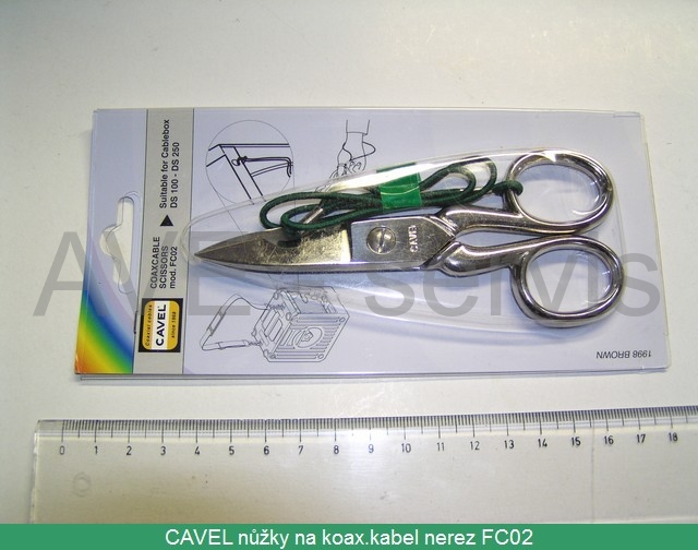 FC02 střihač/nůžky koaxiálního kabelu CAVEL