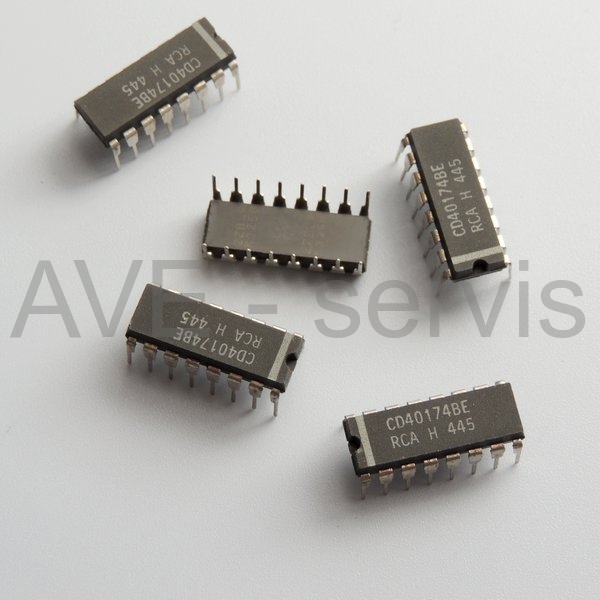 CD40174 integrovaný obvod CMOS