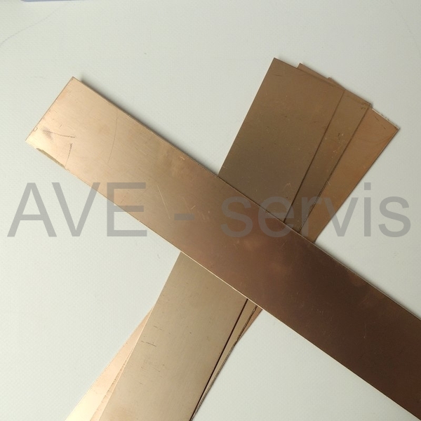 Cuprextit dvoustranný na výrobu plošných spojů 60x530mm
