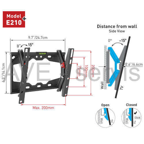 Držák LCD/LED TV Barkan E210+