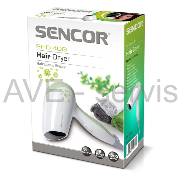 SHD 40G Hair Dryer Vysoušeč vlasů