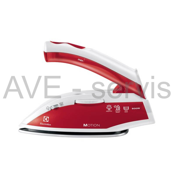 Žehlička Electrolux EDBT800 bílá/červená