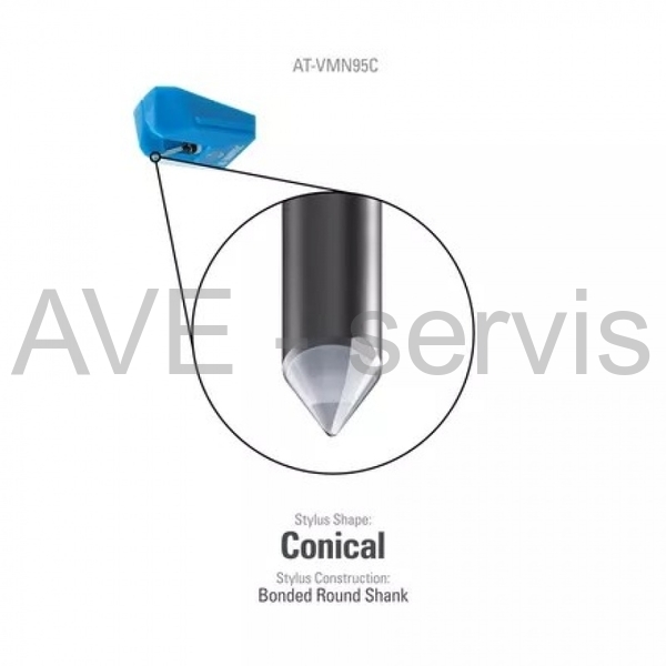 Gramo jehla AT-VMN95C MM Audio Technika (original stylus) - kopie
