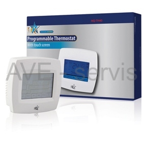Termostat prostorový s týdenním programem a dotykovým LCD display