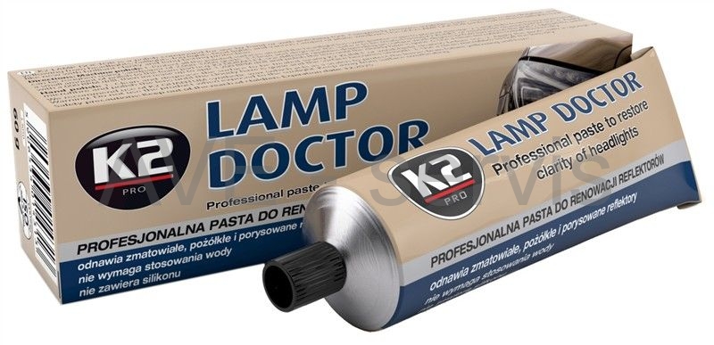 K2 LAMP DOCTOR - pasta na renovaci a leštění plastů (plexi)