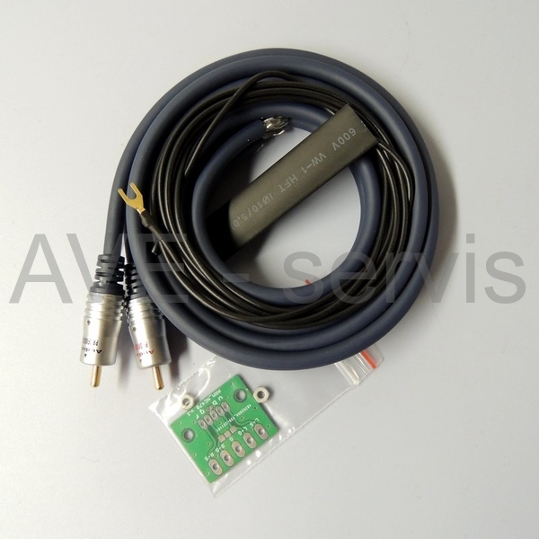 Gramo Tesla NC 470/NAD5120 upgrade PHONO kabelu-3.varianta