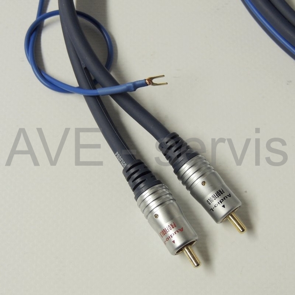 Tesla NC 500 upgrade phono kabelu 2xCinch Gold