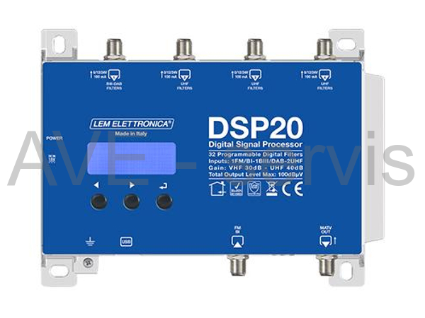 Kanálový progr. zesil/konvertor LEM DSP20-4G
