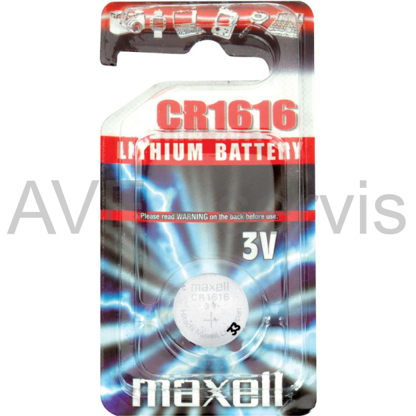 Baterie Lithiová mincová CR1616 Maxell 3V