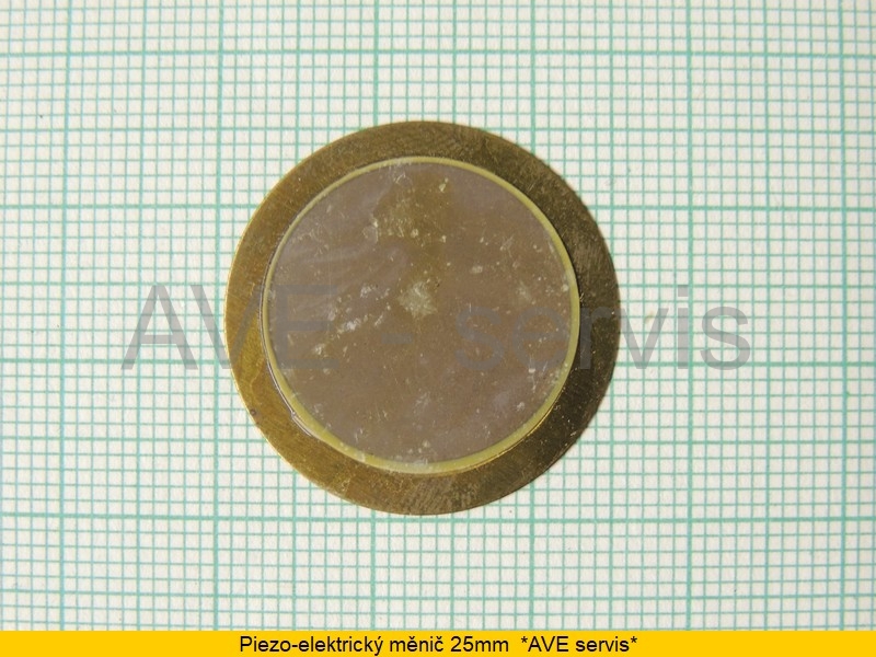 Piezoelektrický měnič pr. 25mm
