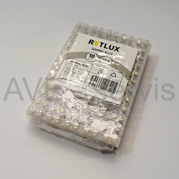 Elektroinstalační svorkovnice RETLUX RTB 06A pro vodiče 4-6mm