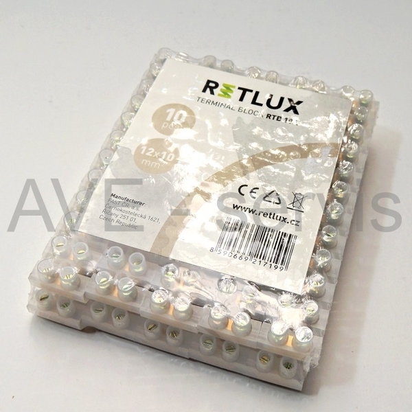 Elektroinstalační svorkovnice RETLUX RTB 10A pro vodiče 6-10mm