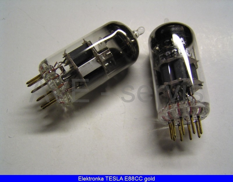 E88CC gold Tesla - NOS