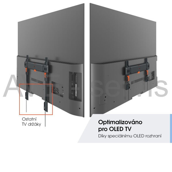 Držák OLED TV Vogel's TVM 3405 SP fixní, černá