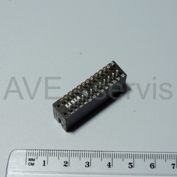 Konektor pro plošné spoje TX715 1283 Tesla - NOS