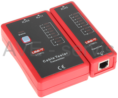 UTP Cable tester RJ11, RJ45 - UT-681L