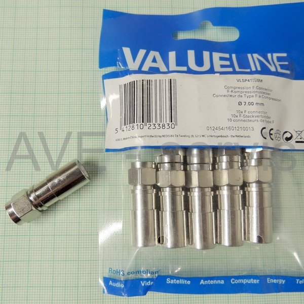 Konektor F kompresní 7mm OEM bal.10ks