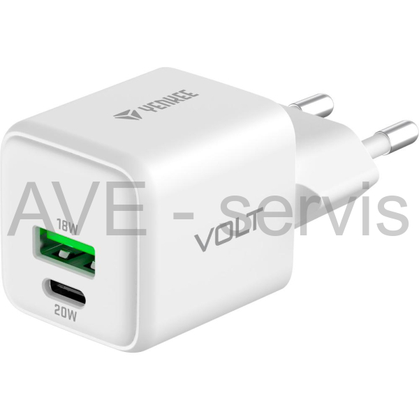 YAC G38 VOLT Nabíječka 18+20W GaN YENKEE