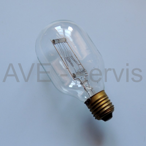 Žárovka E27, 220V, 500W průmyslová čirá klasická - NOS